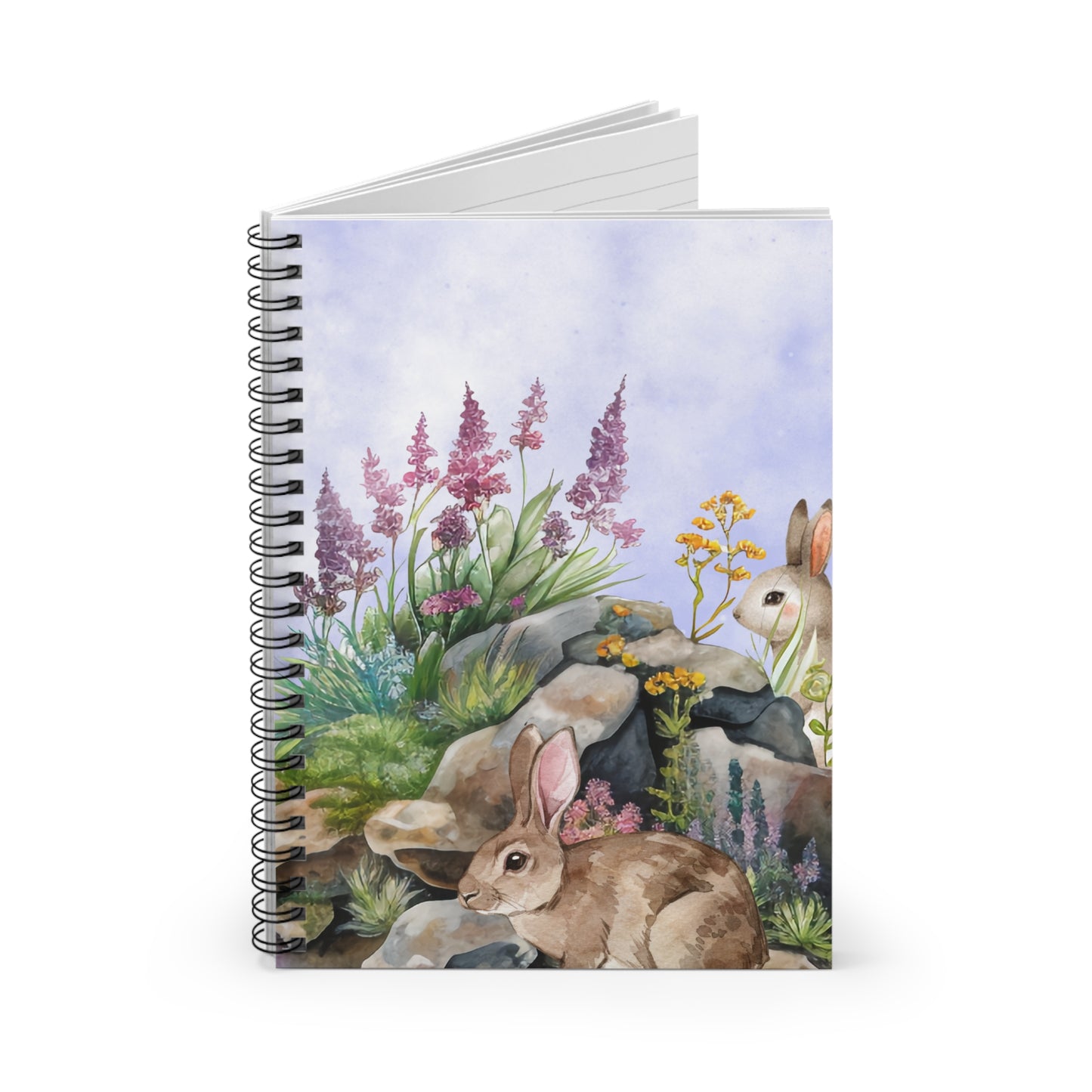 Mr & Mrs Bunny: Spiral Notebook - Log Books - Journals - Diaries - and More Custom Printed by TheGlassyLass.com