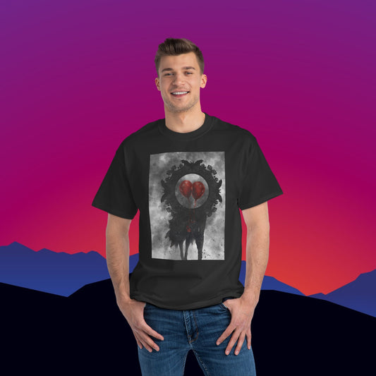 Red Balloons T-Shirt: (Hanes Beefy-T 100% Preshrunk Cotton) Custom Printed by TheGlassyLass
