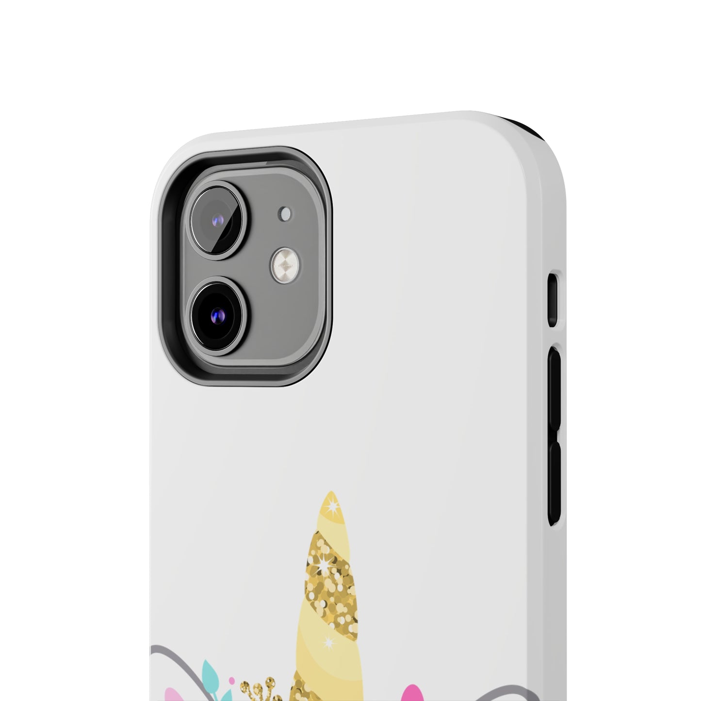 Unicorn Mask: iPhone Tough Case Design - Wireless Charging - Superior Protection - Original Designs by TheGlassyLass.com