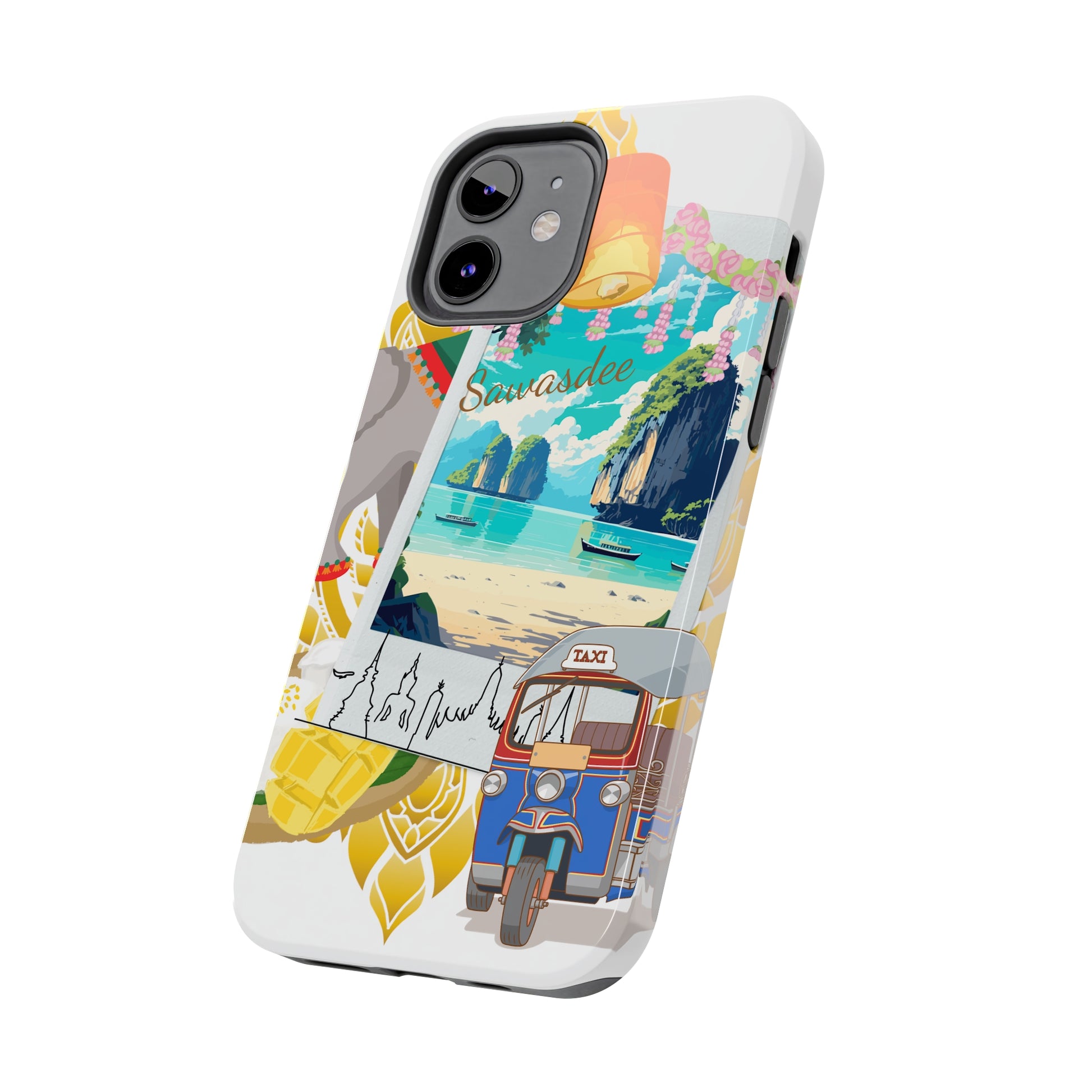 Sawasdee Phuket: iPhone - Tough iPhone Case Design - Wireless Charging - Superior Protection - Original Designs by TheGlassyLass.com