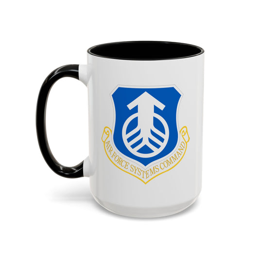 US Air Force Systems Command Seal Coffee Mug - Double Sided Print, White Ceramic, 11oz by TheGlassyLass.com