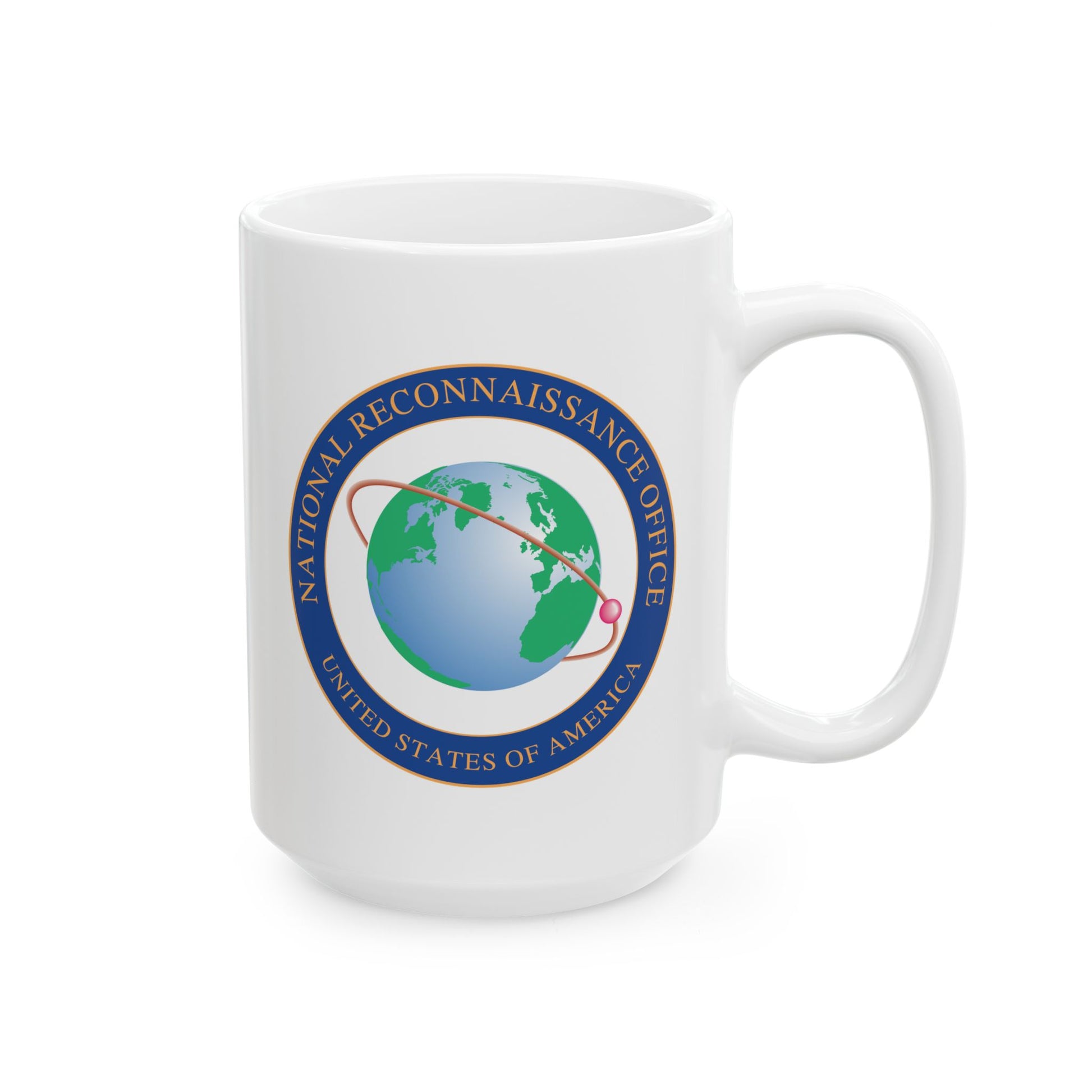 United States National Reconnaissance Office Coffee Mug - Double Sided White Ceramic 15oz by TheGlassyLass.com