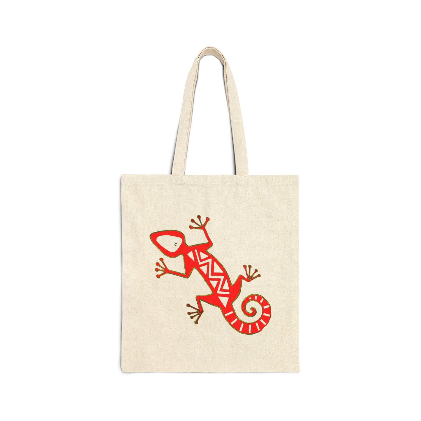 Gecko Logo Tote Bag - Heavyweight 100% Cotton Canvas by TheGlassyLass.com