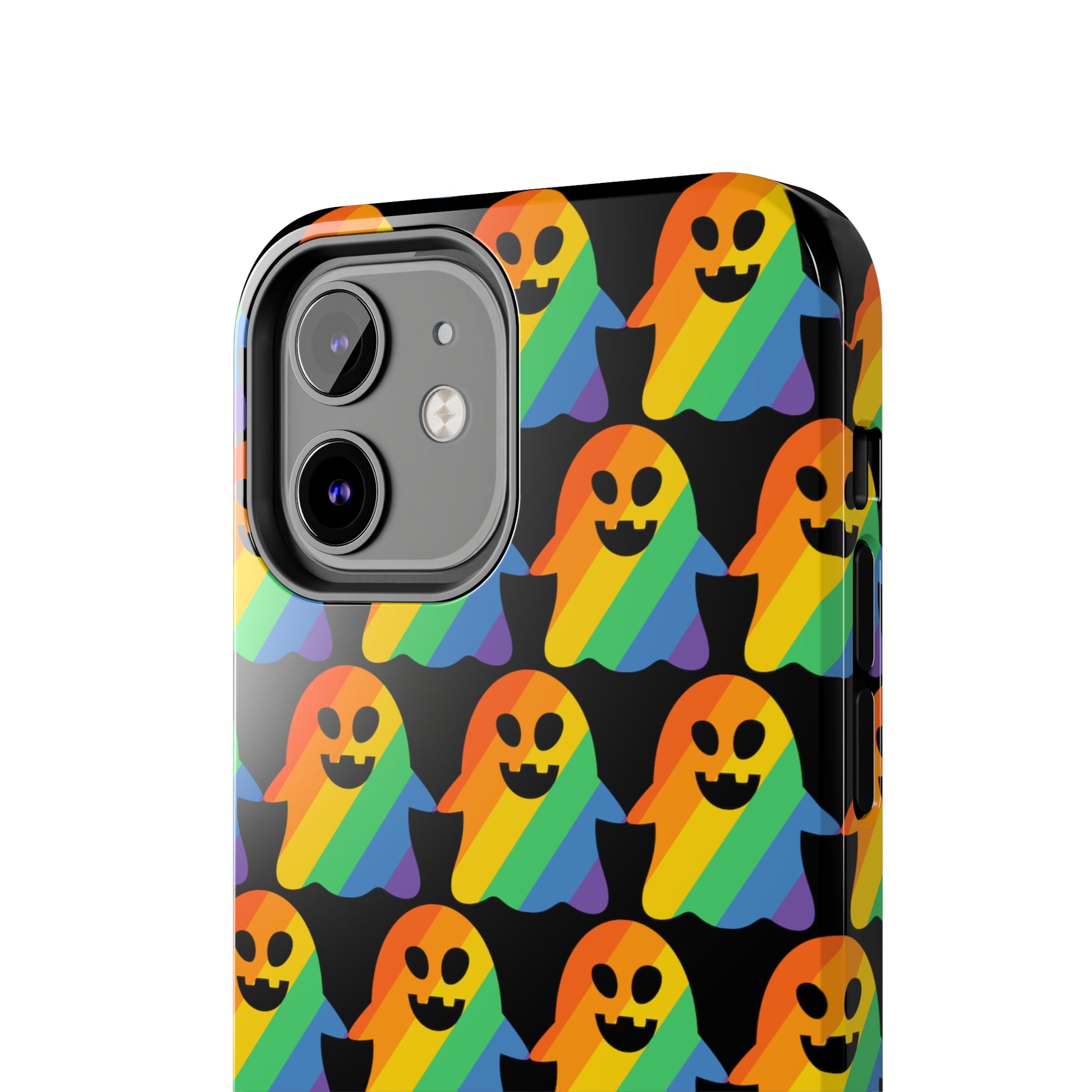 Ghost of Rainbow Pride: iPhone Tough Case Design - Wireless Charging - Superior Protection - Original Designs by TheGlassyLass.com