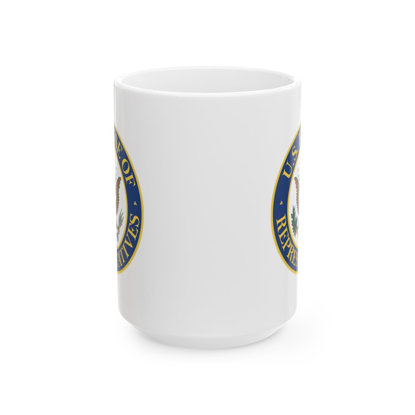 US House of Representatives Coffee Mug - Double Sided White Ceramic 15oz by TheGlassyLass.com