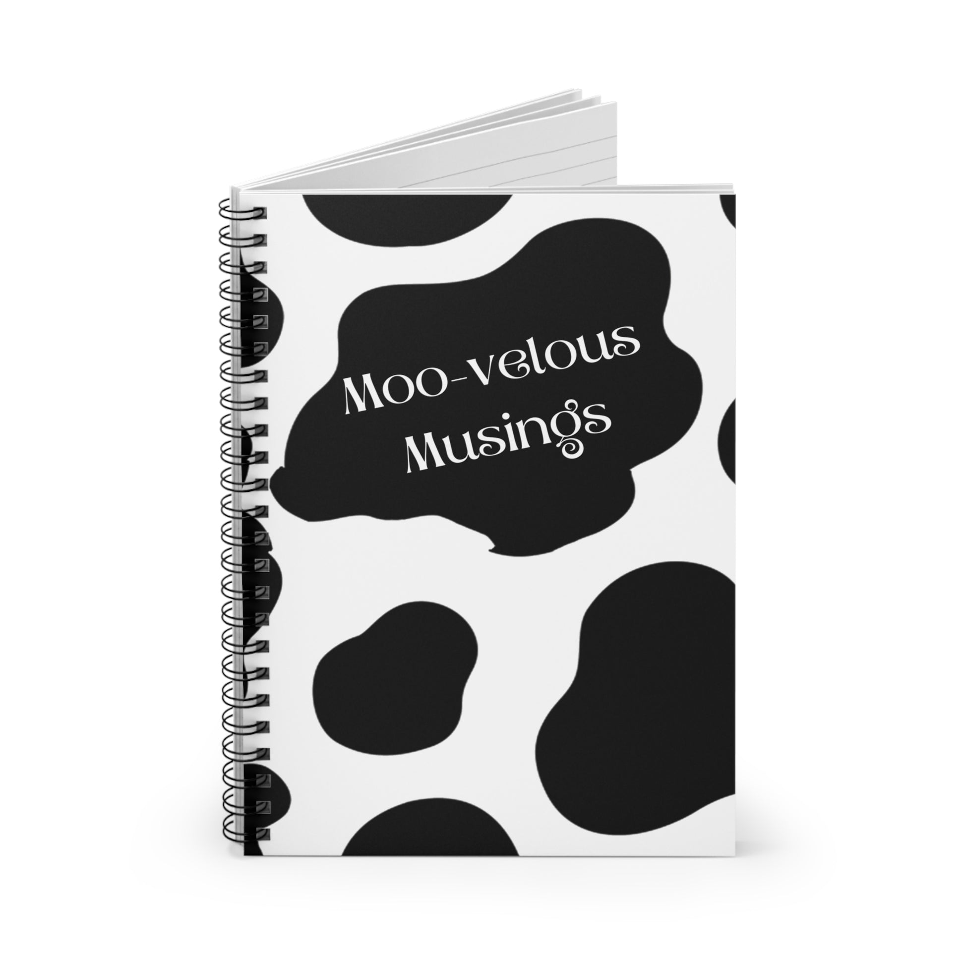 Moo-velous Musings: Spiral Notebook - Log Books - Journals - Diaries - and More Custom Printed by TheGlassyLass