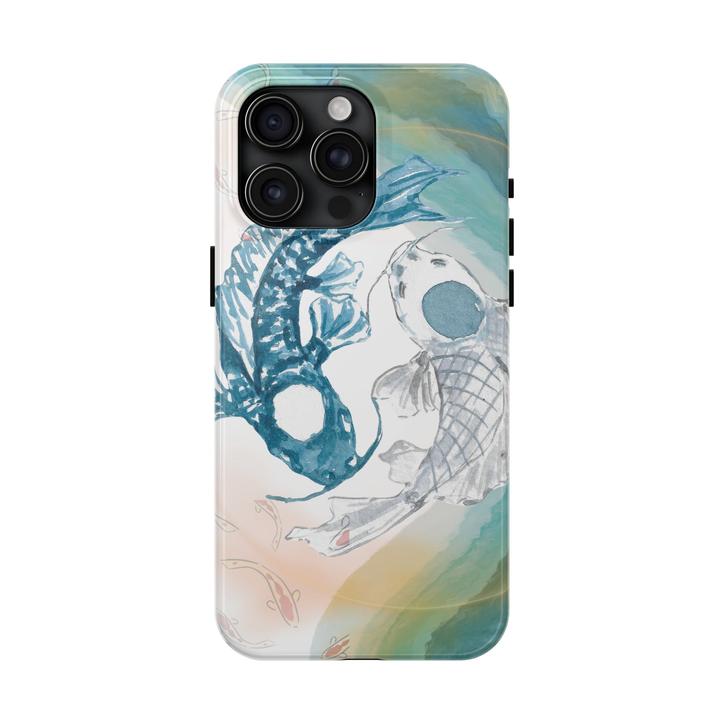 Koi Fish Custom Printed iPhone case by TheGlassyLass.com