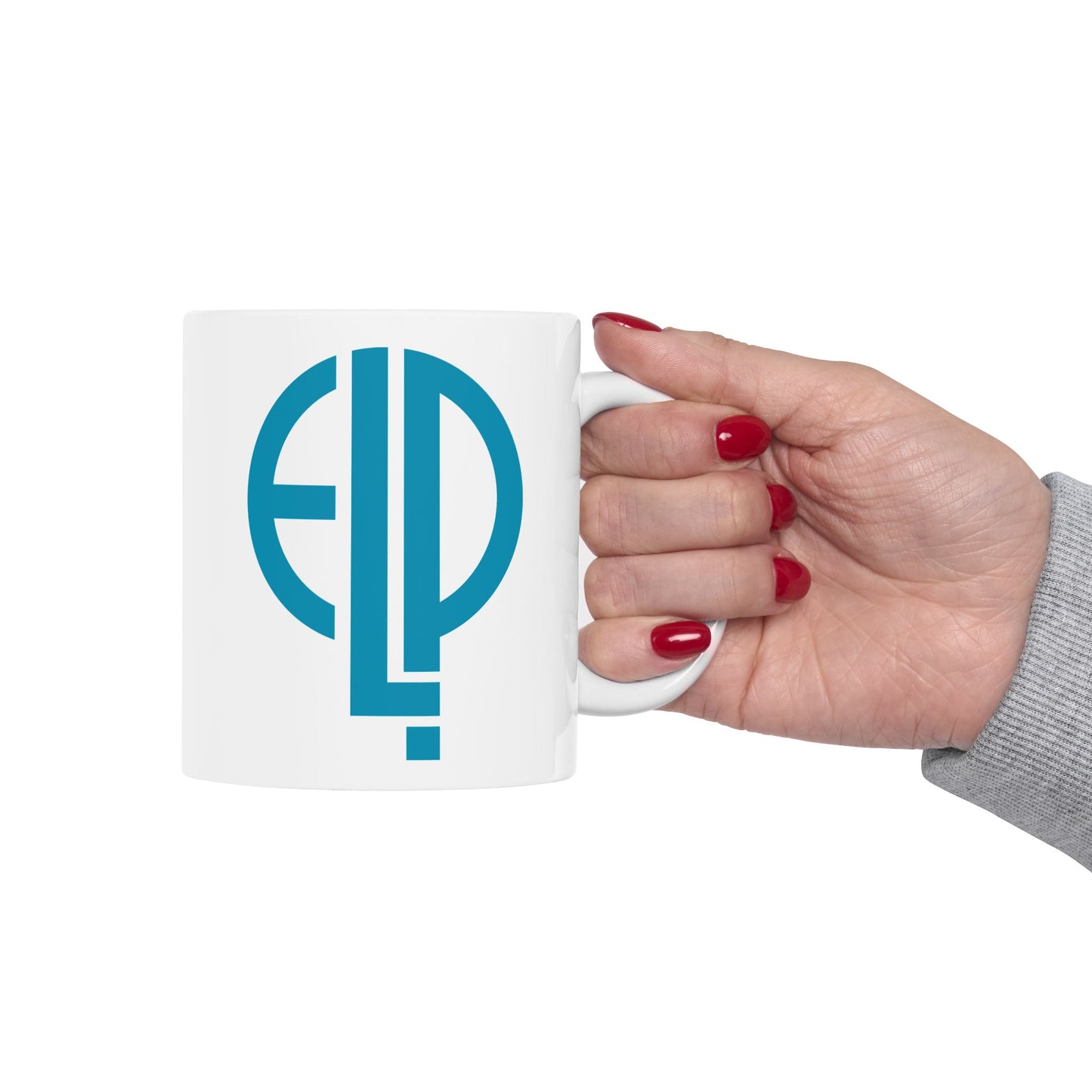 ELP Coffee Mug - Double Sided White Ceramic 11oz by TheGlassyLass.com