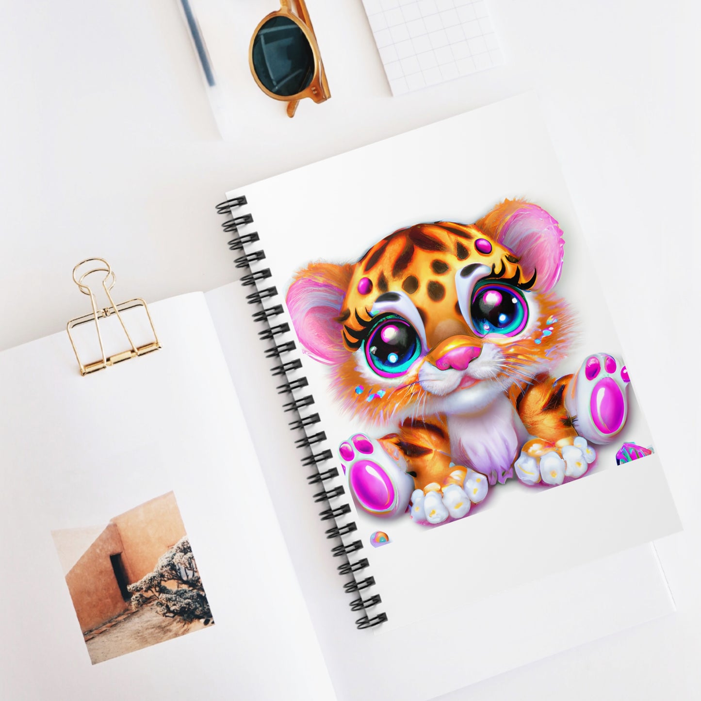 Tiger Cub: Spiral Notebook - Log Books - Journals - Diaries - and More Custom Printed by TheGlassyLass.com