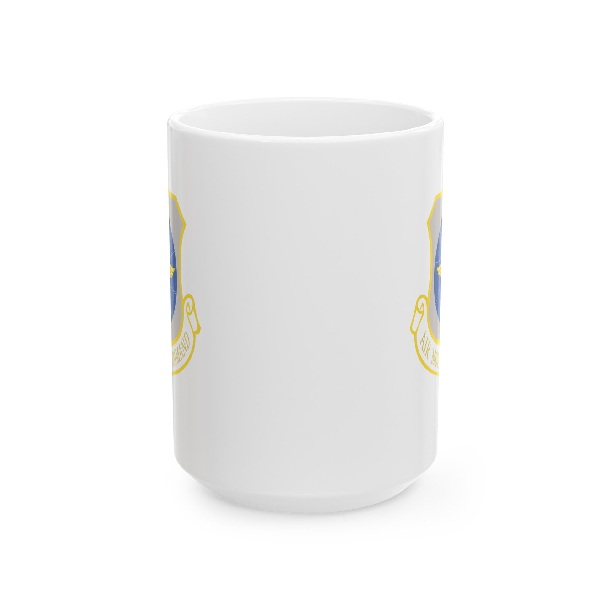 US Air Force Air Mobility Command - Double Sided White Ceramic Coffee Mug 15oz by TheGlassyLass.com