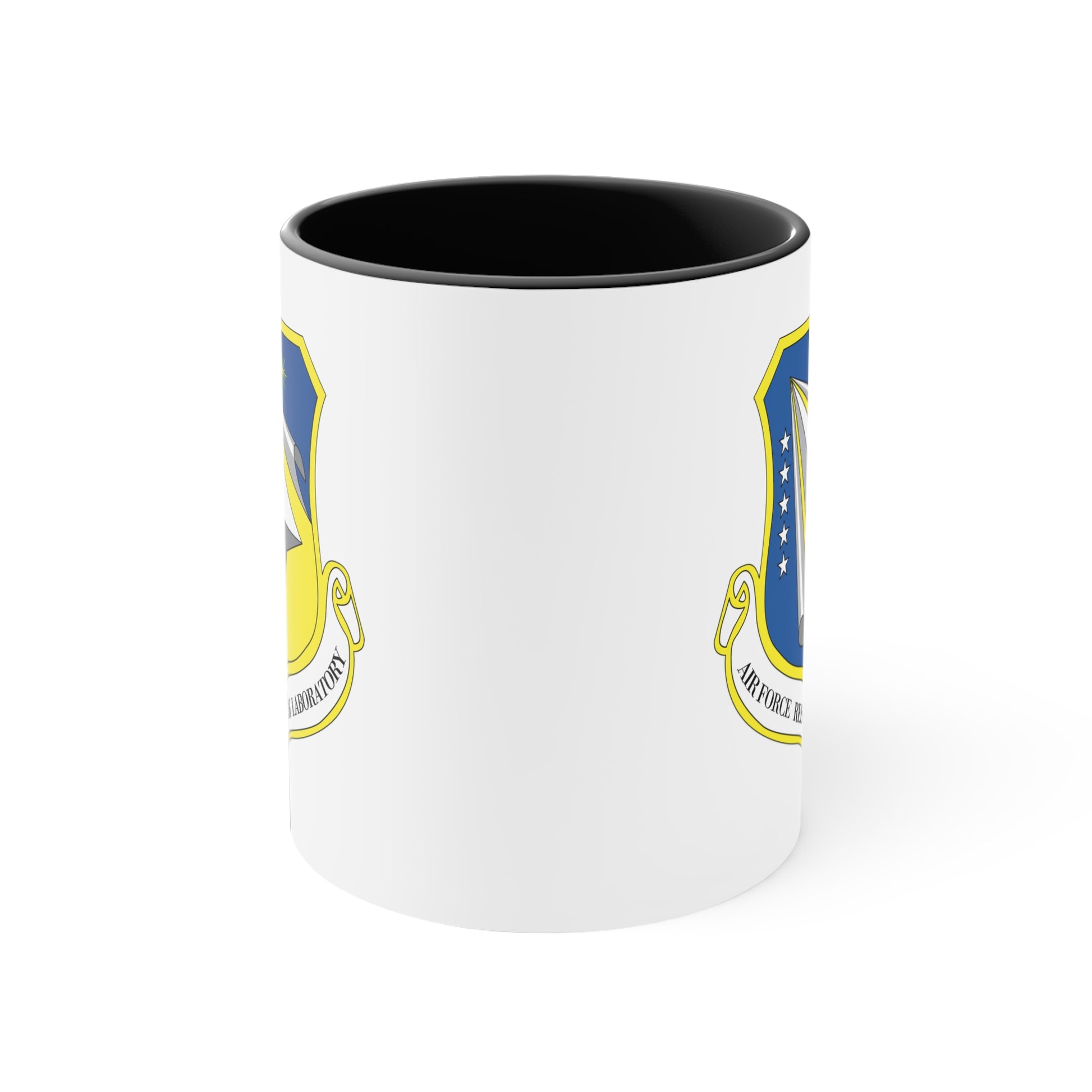 Air Force Research Laboratory - Double Sided Black Accent White Ceramic Coffee Mug 11oz by TheGlassyLass.com