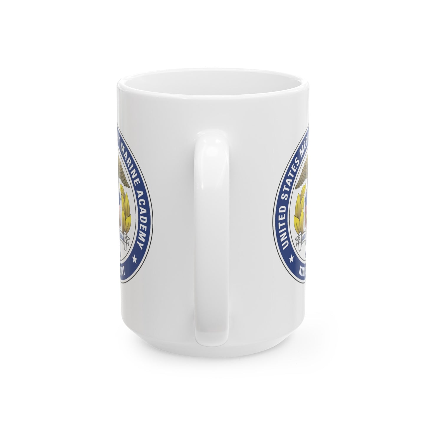 US Merchant Marine Academy Coffee Mug - Double Sided White Ceramic 15oz by TheGlassyLass.com