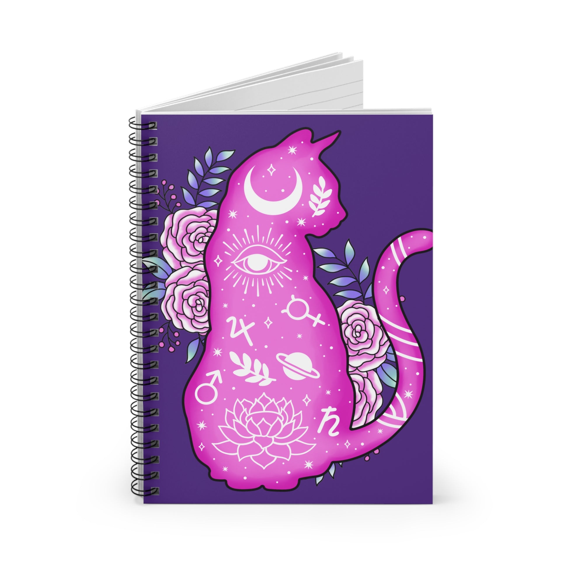 Astral Familiar - I Love You: Spiral Notebook - Log Books - Journals - Diaries - and More Custom Printed by TheGlassyLass