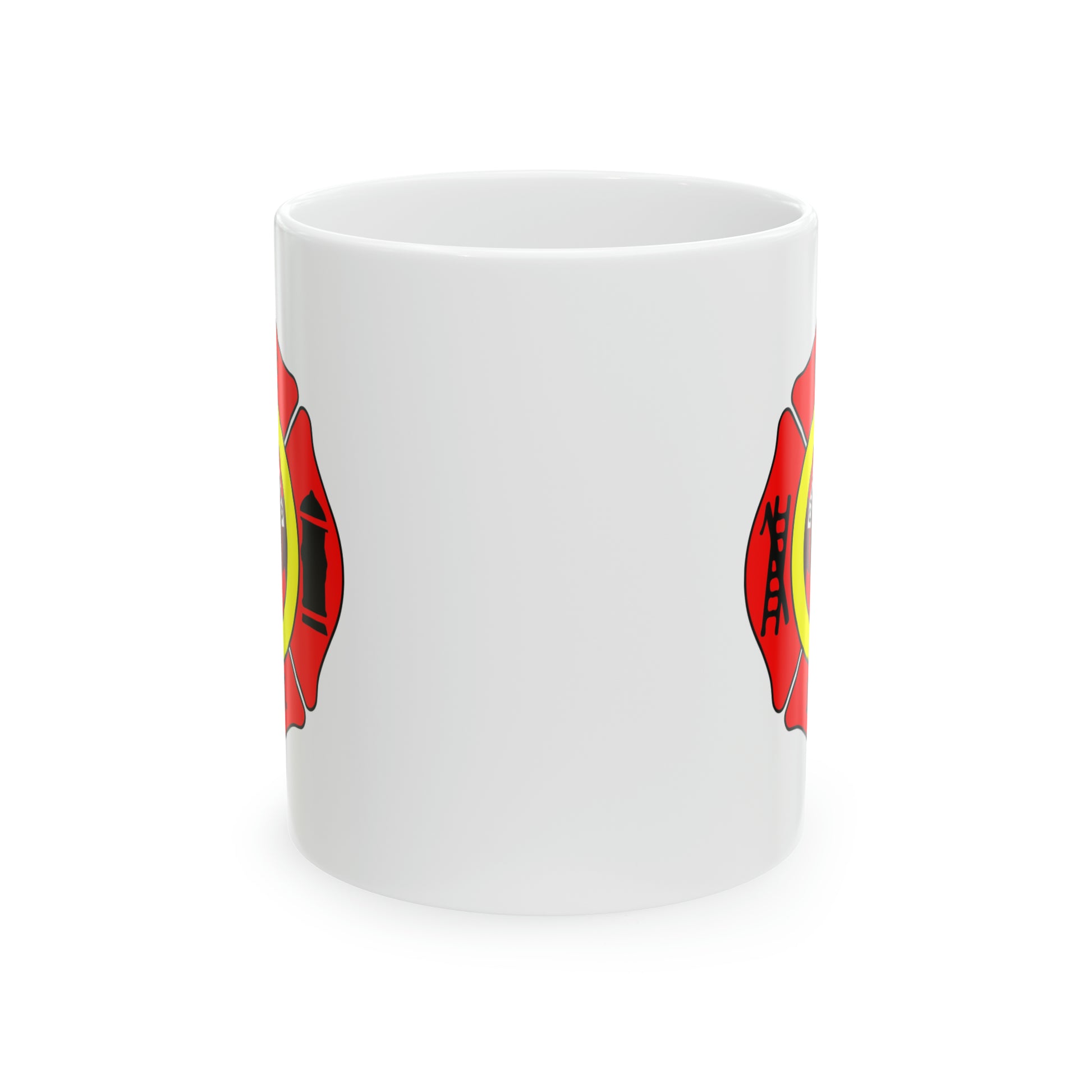 El Paso Fire Department Coffee Mug - Double Sided White Ceramic 11oz by TheGlassyLass.com