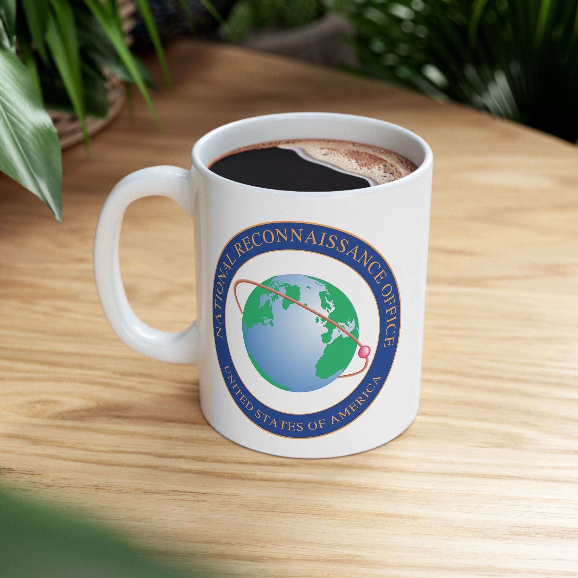 United States National Reconnaissance Office Coffee Mug - Double Sided White Ceramic 11oz by TheGlassyLass.com