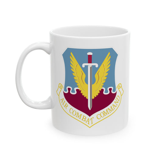 Air Combat Command - Double Sided White Ceramic Coffee Mug 15oz by TheGlassyLass.com