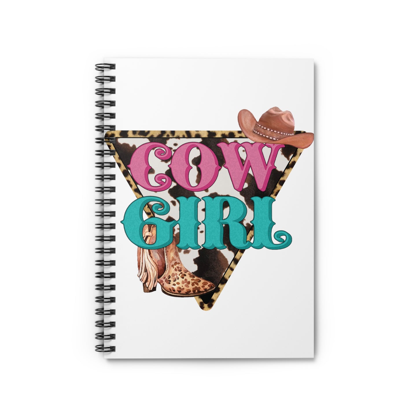 Cowgirl: Spiral Notebook - Log Books - Journals - Diaries - and More Custom Printed by TheGlassyLass