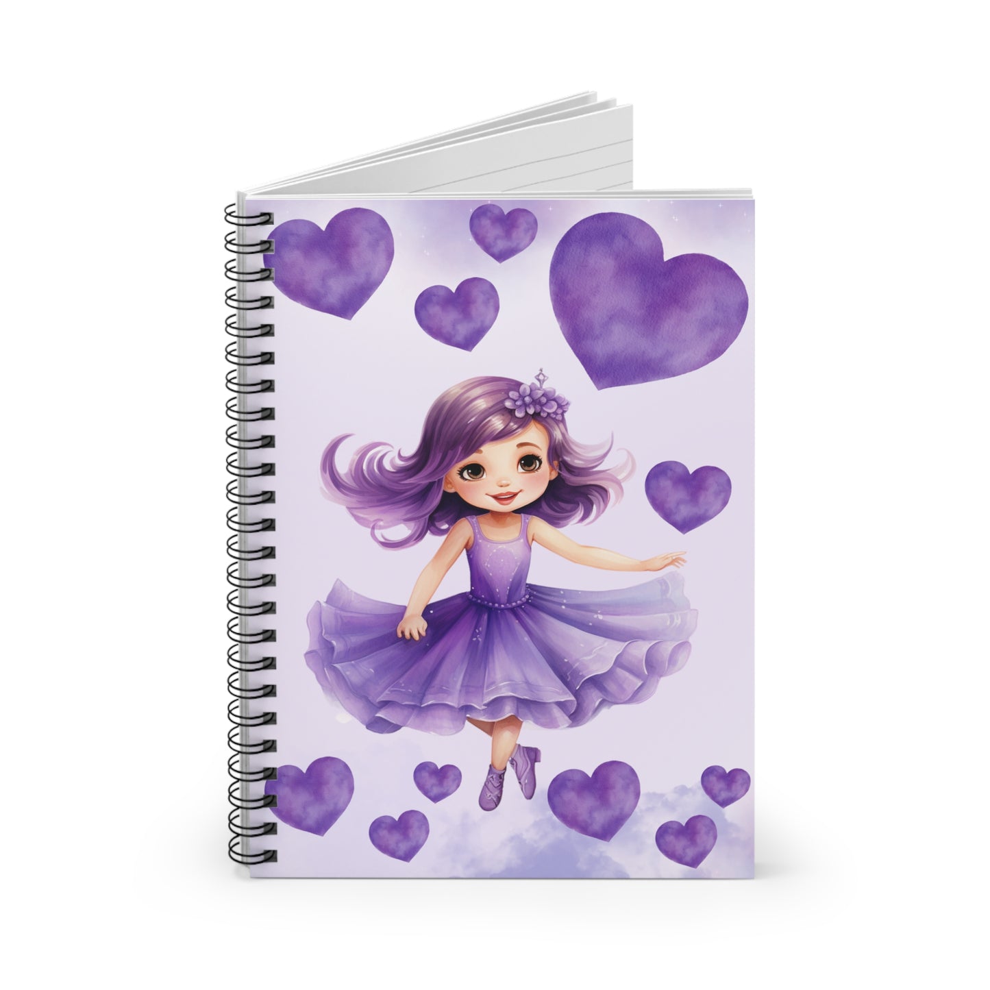 Purple Power: Spiral Notebook - Log Books - Journals - Diaries - and More Custom Printed by TheGlassyLass