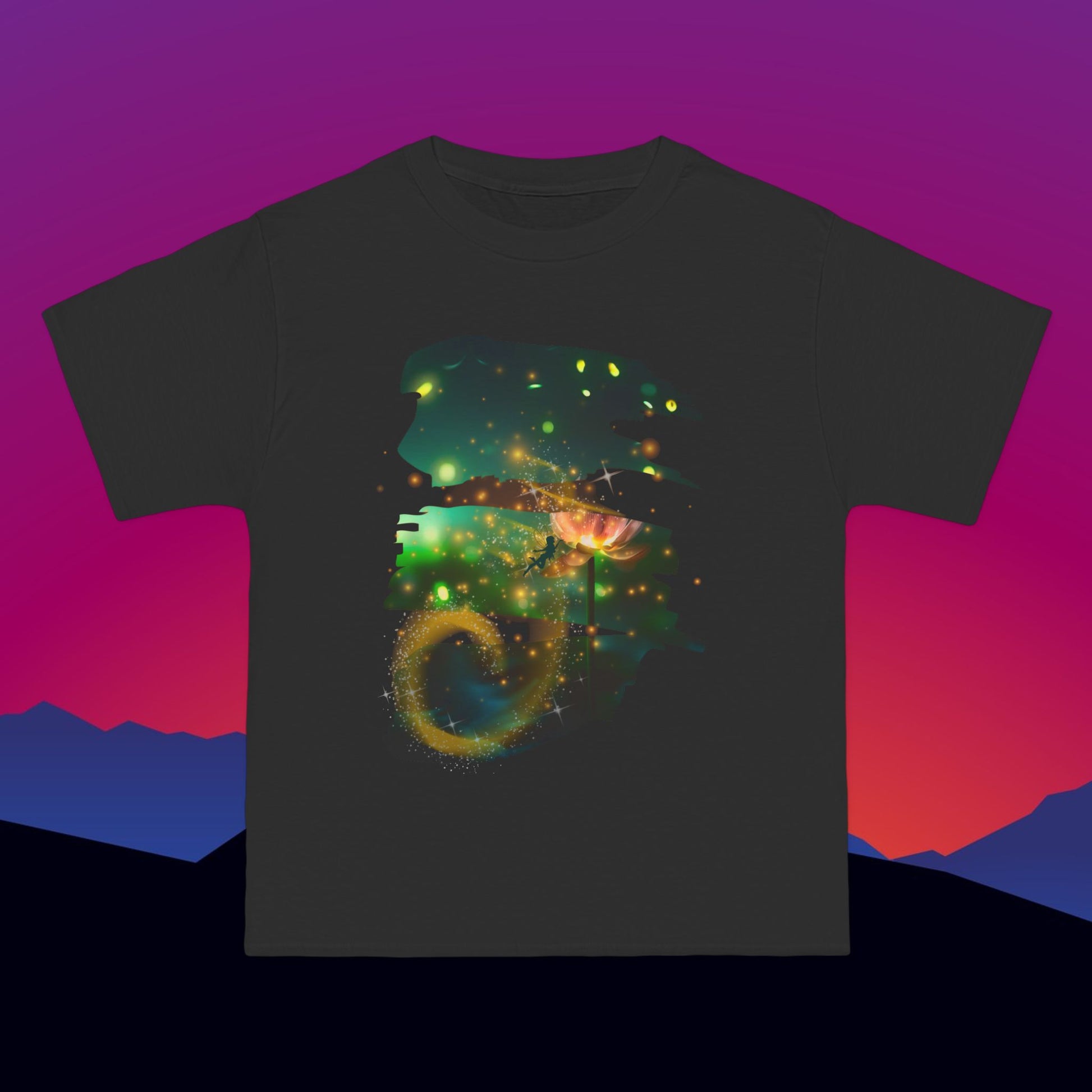 Fairy Dust T-Shirt: (Hanes Beefy-T 100% Preshrunk Cotton Custom Printed by TheGlassyLass.com