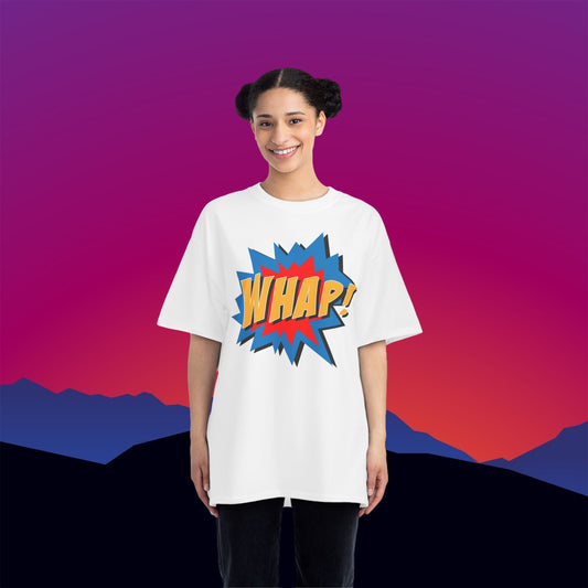 Superhero WHAP T-Shirt: (Hanes Beefy-T 100% Preshrunk Cotton) Custom Printed by TheGlassyLass.com