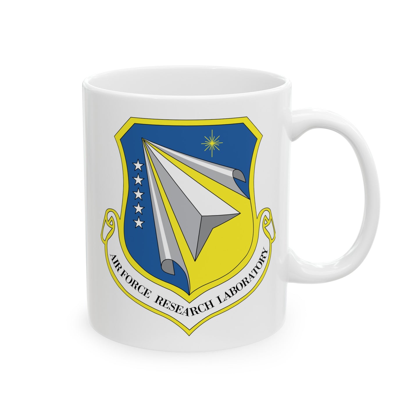 Air Force Research Laboratory - Double Sided White Ceramic Coffee Mug 11oz by TheGlassyLass.com