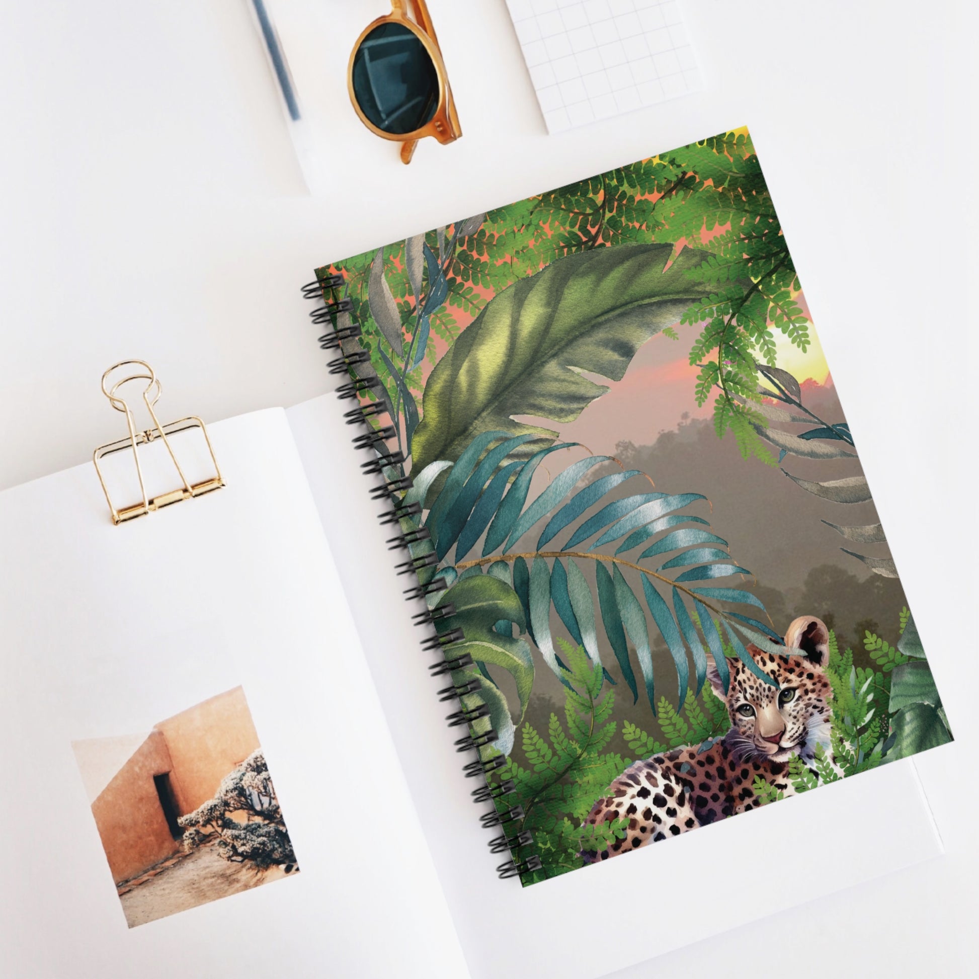 Jungle Tiger Cub: Spiral Notebook - Log Books - Journals - Diaries - and More Custom Printed by TheGlassyLass