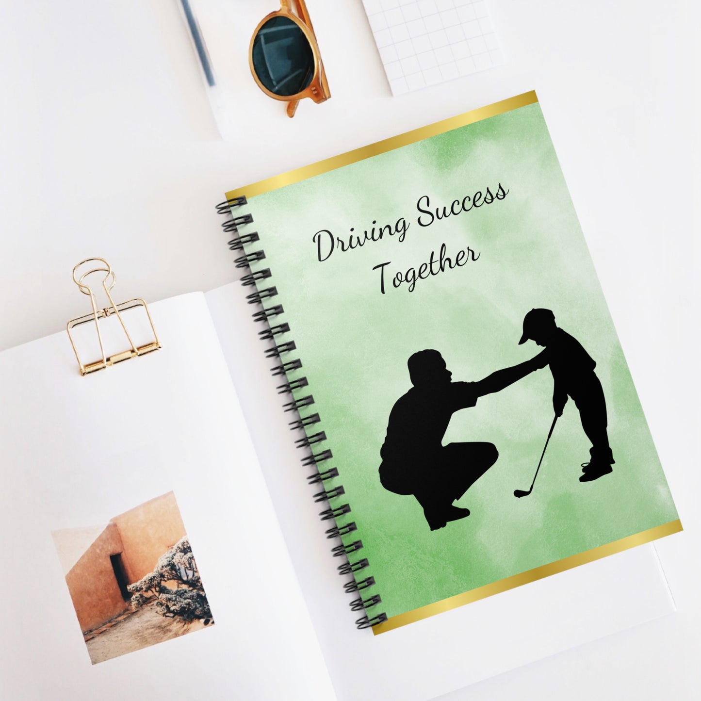 Thanks Dad: Spiral Notebook - Log Books - Journals - Diaries - and More Custom Printed by TheGlassyLass