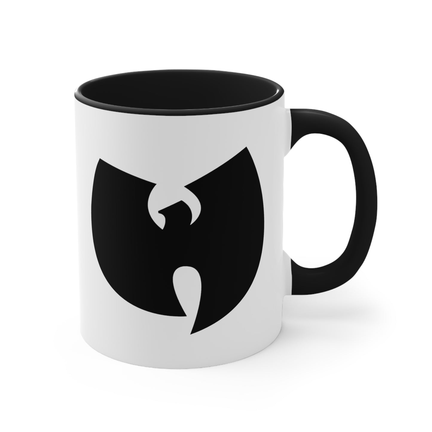 Wu-Tang Black Coffee Mug - Double Sided Black Accent White Ceramic 11oz by TheGlassyLass.com
