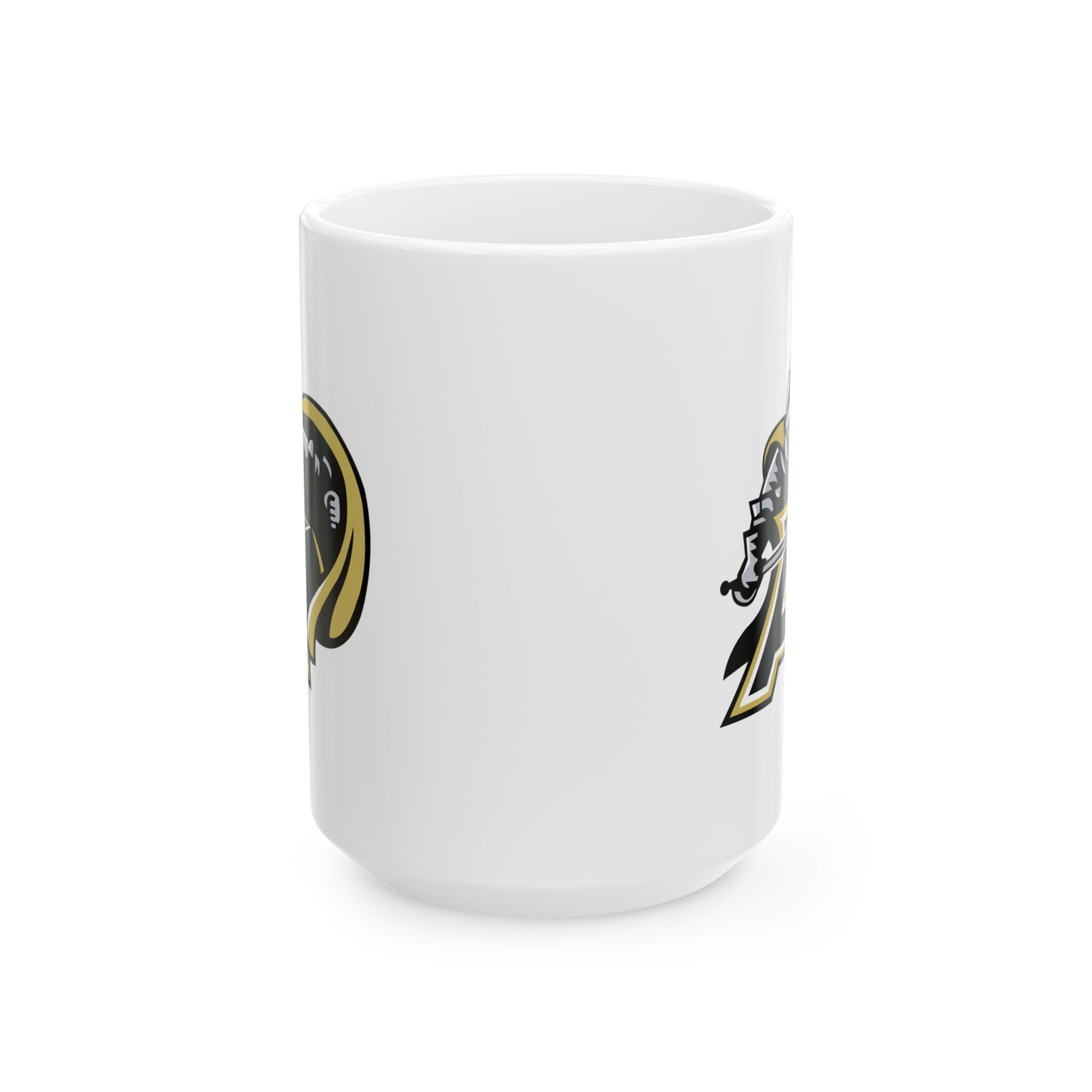 US Army Black Knights - Double Sided White Ceramic Coffee Mug 15oz by TheGlassyLass.com