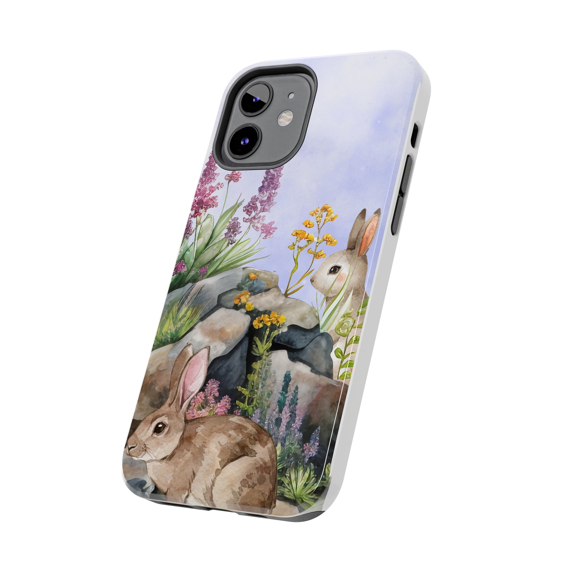Mr & Mrs Bunny: iPhone Tough Case Design - Wireless Charging - Superior Protection - Original Designs by TheGlassyLass.com