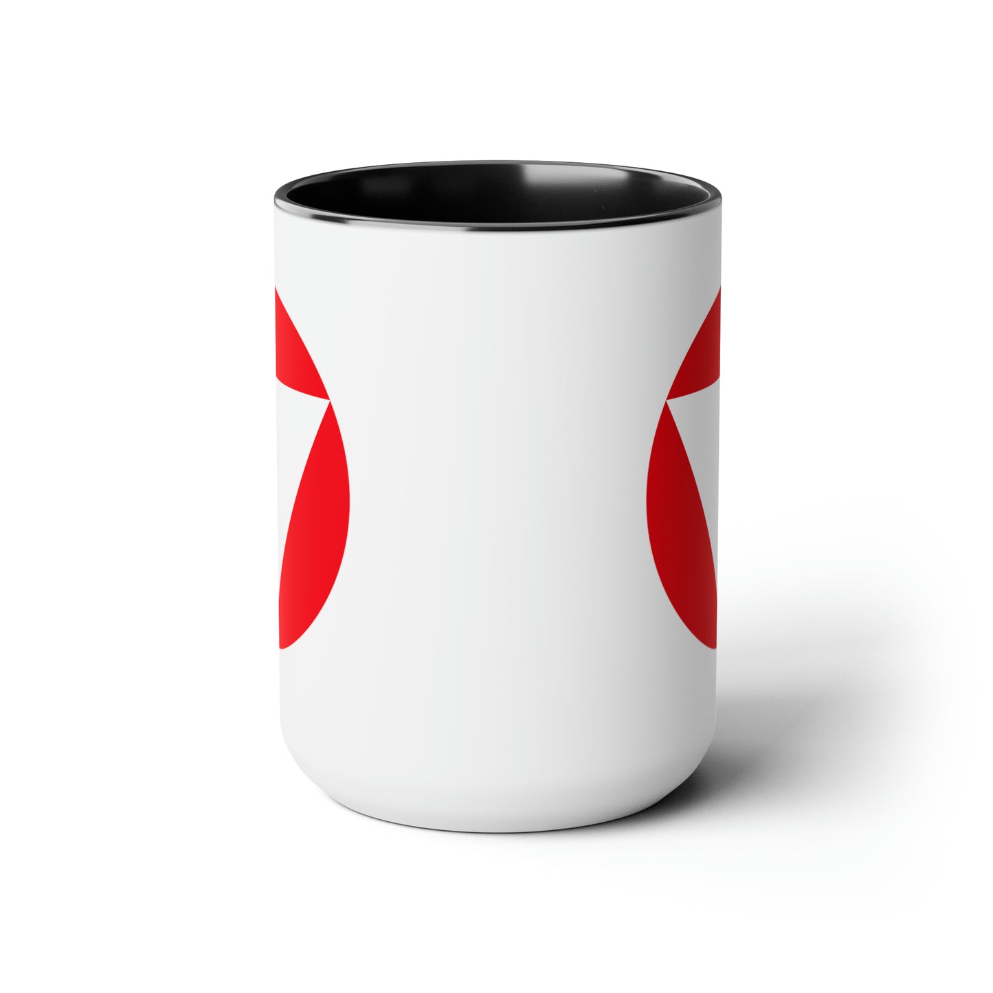 Austrian Air Force Roundel Coffee Mug - Double Sided Black Accent Ceramic 15oz - by TheGlassyLass.com