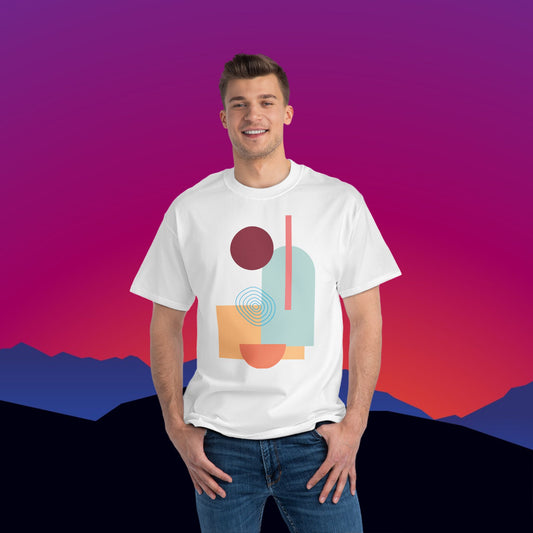 Mission to Mars T-Shirt: (Hanes Beefy-T 100% Preshrunk Cotton Custom Printed by TheGlassyLass.com