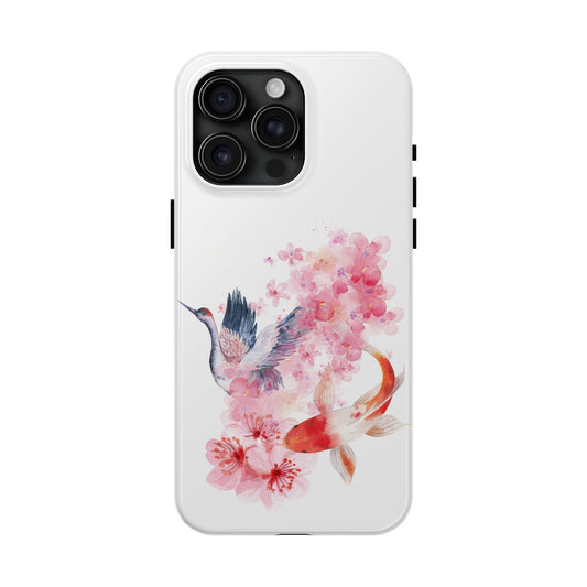 Koi Fish Pond Custom Printed iPhone case by TheGlassyLass.com