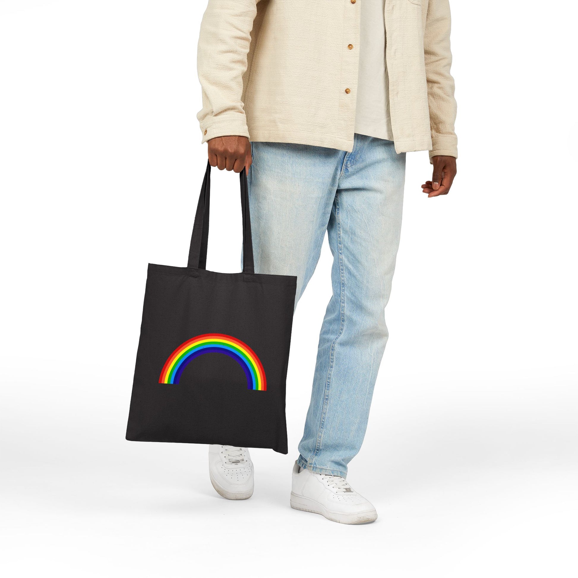 Over the Rainbow Logo Tote Bag - Heavyweight 100% Cotton Canvas by TheGlassyLass.com