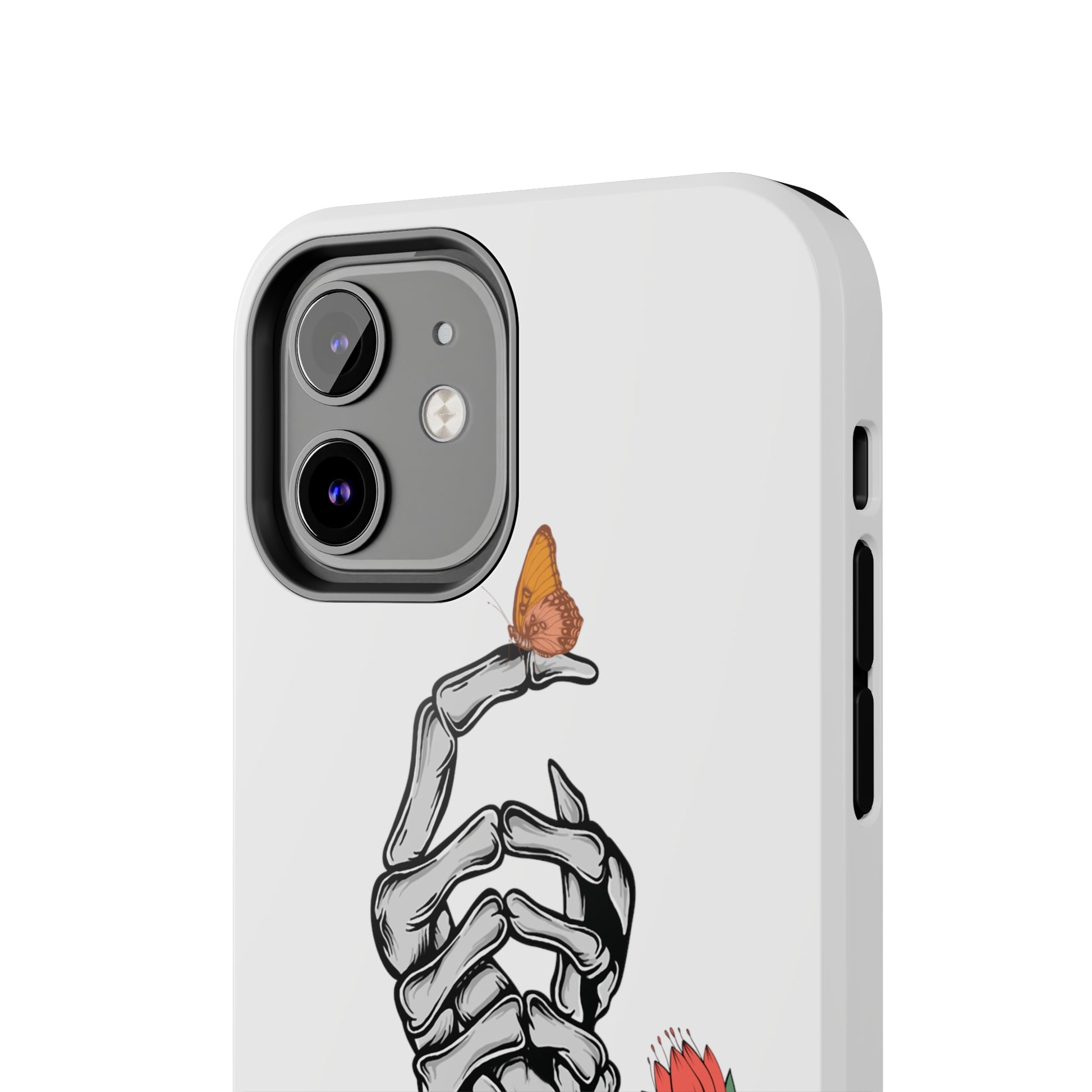 Skeleton Butterfly: iPhone Tough Case Design - Wireless Charging - Superior Protection - Original Designs by TheGlassyLass.com