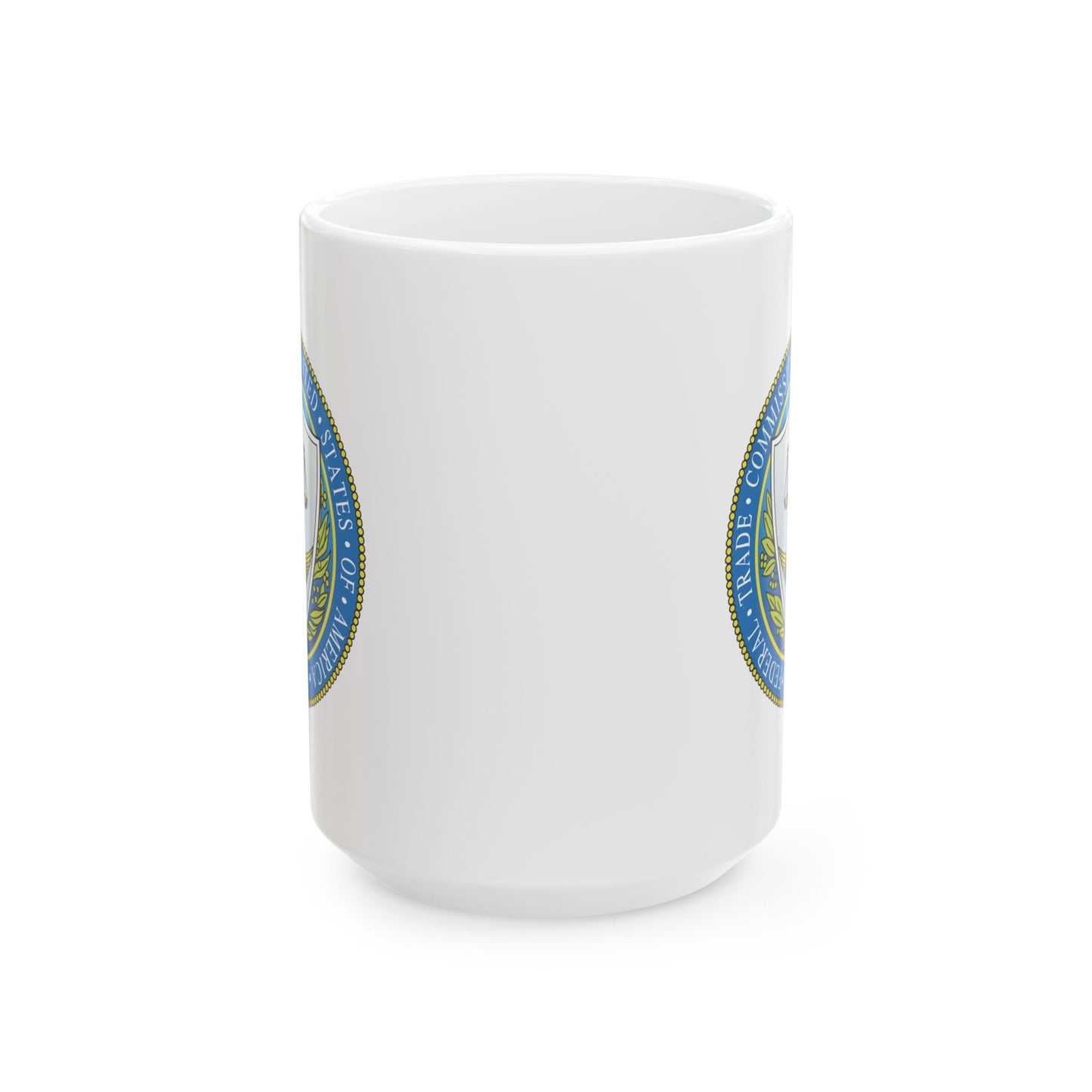 Federal Trade Commission Coffee Mug - Double Sided Print, White Ceramic, 15oz by TheGlassyLass.com