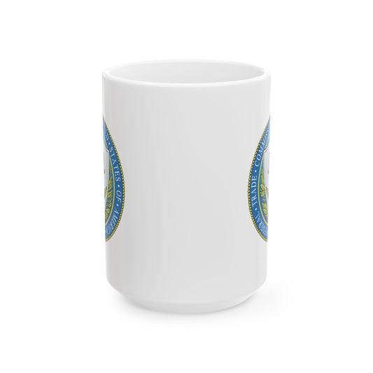 Federal Trade Commission Coffee Mug - Double Sided Print, White Ceramic, 15oz by TheGlassyLass.com