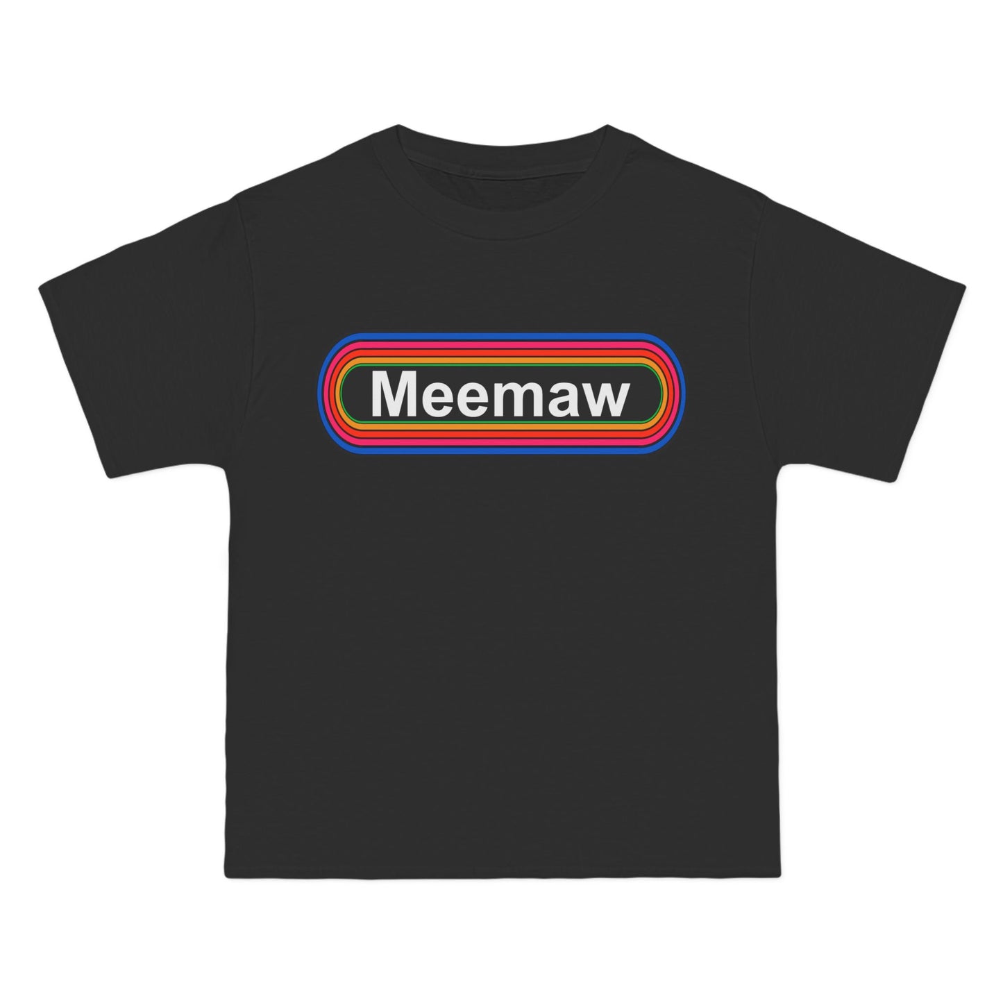 Meemaw T-Shirt: (Hanes Beefy-T 100% Preshrunk Cotton) Custom Printed by TheGlassyLass
