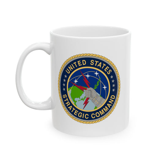 US Strategic Command Coffee Mug - Double Sided White Ceramic 11oz by TheGlassyLass.com