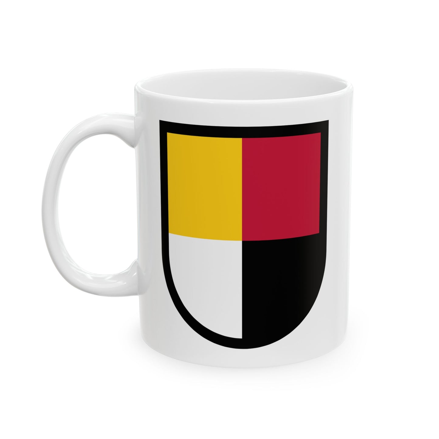3rd Special Forces Beret Flash Coffee Mug - Double Sided Print, White Ceramic, 11oz by TheGlassyLass.com