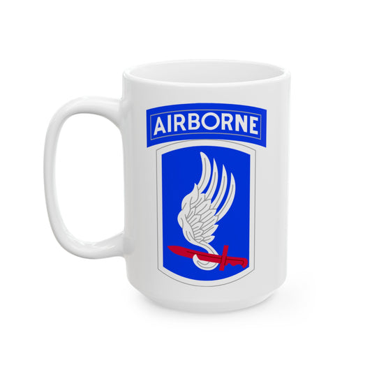 173rd Airborne Brigade Seal Coffee Mug - Double Sided Print, White Ceramic, 15oz by TheGlassyLass.com