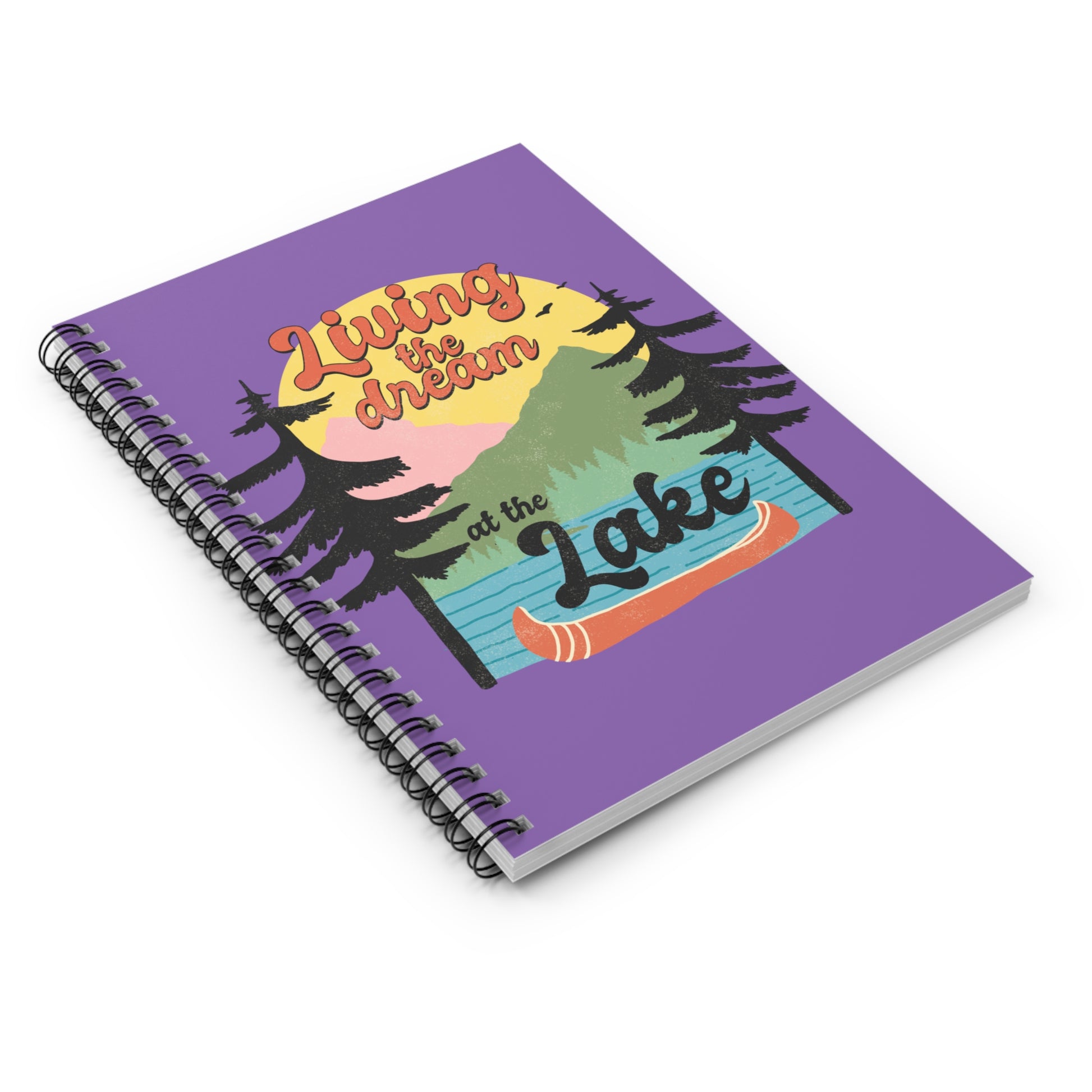 Living the Dream: Spiral Notebook - Log Books - Journals - Diaries - and More Custom Printed by TheGlassyLass