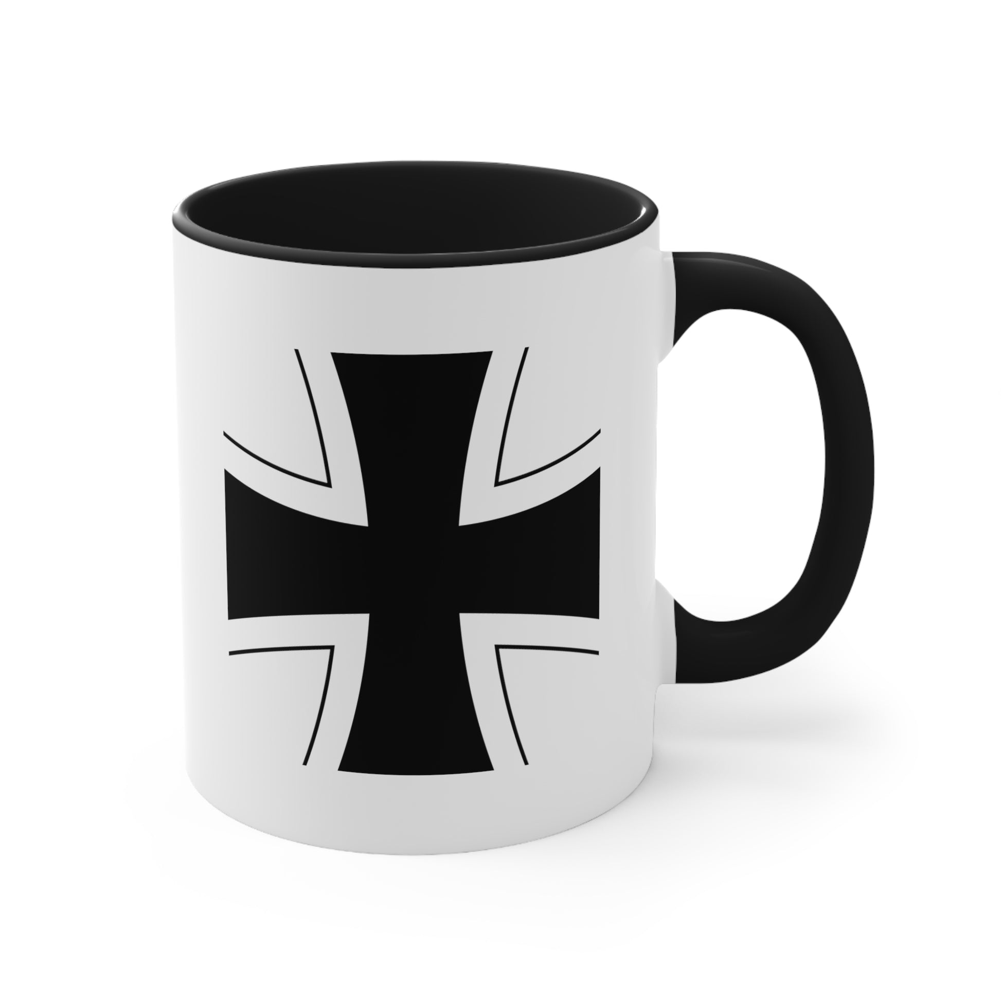 German Air Force Roundel Coffee Mug - Double Sided Black Accent Ceramic 11oz - by TheGlassyLass.com