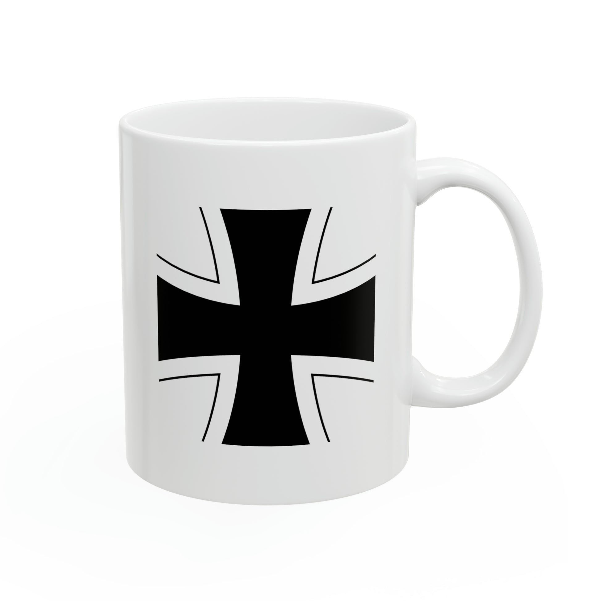 German Air Force Roundel Coffee Mug - Double Sided White Ceramic 11oz - By TheGlassyLass.com