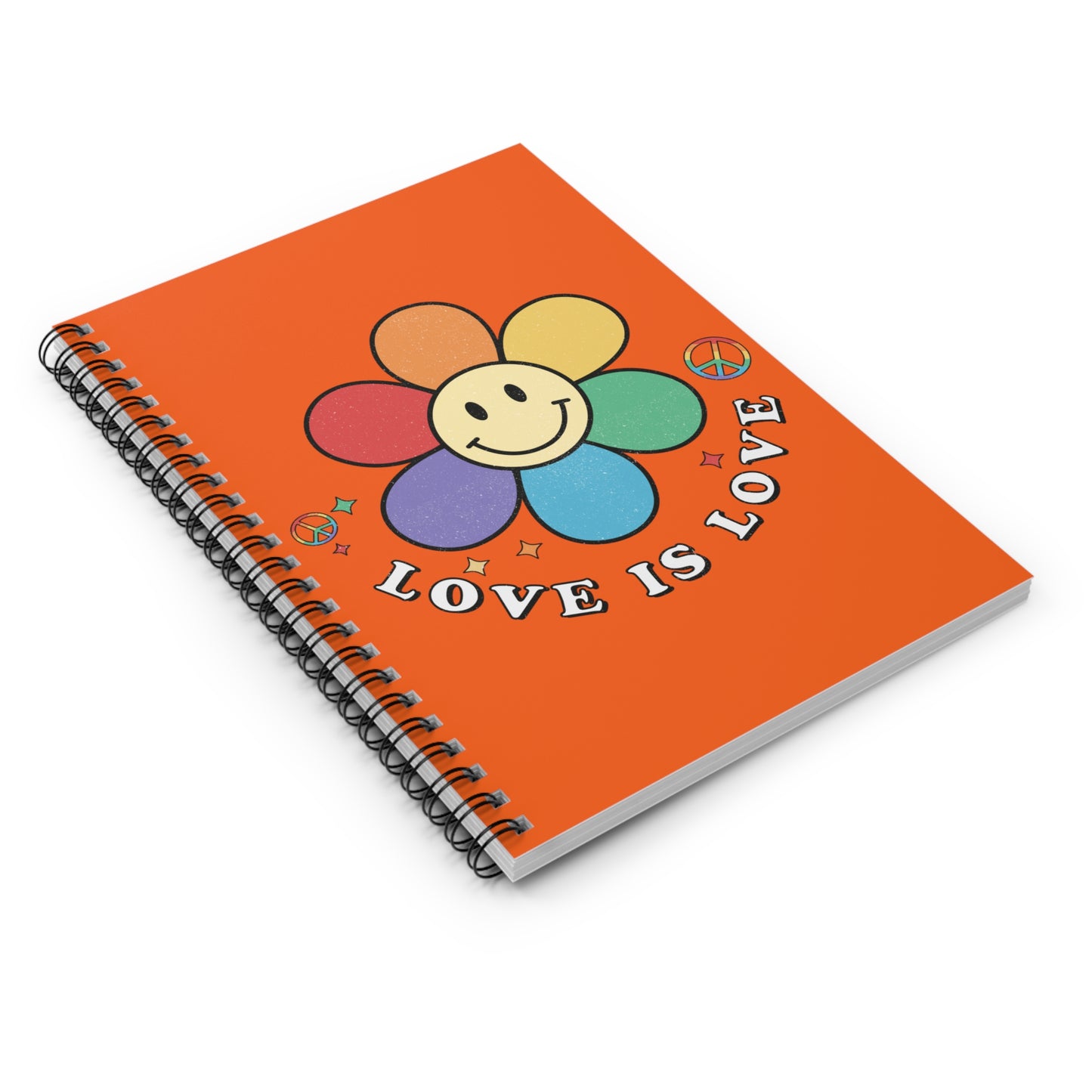 Love is Love: Spiral Notebook - Log Books - Journals - Diaries - and More Custom Printed by TheGlassyLass