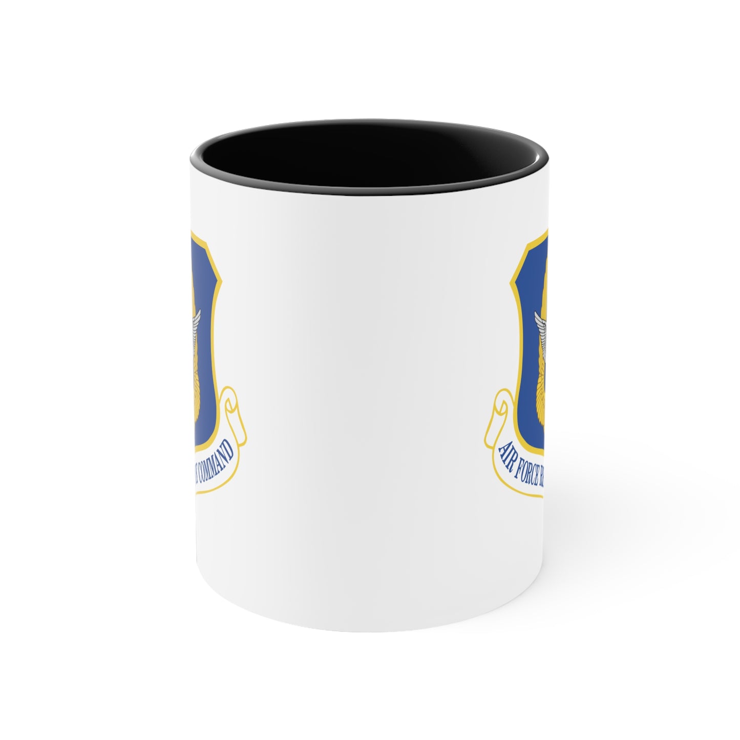 Air Force Reserve Command - Double Sided Black Accent White Ceramic Coffee Mug 11oz by TheGlassyLass.com