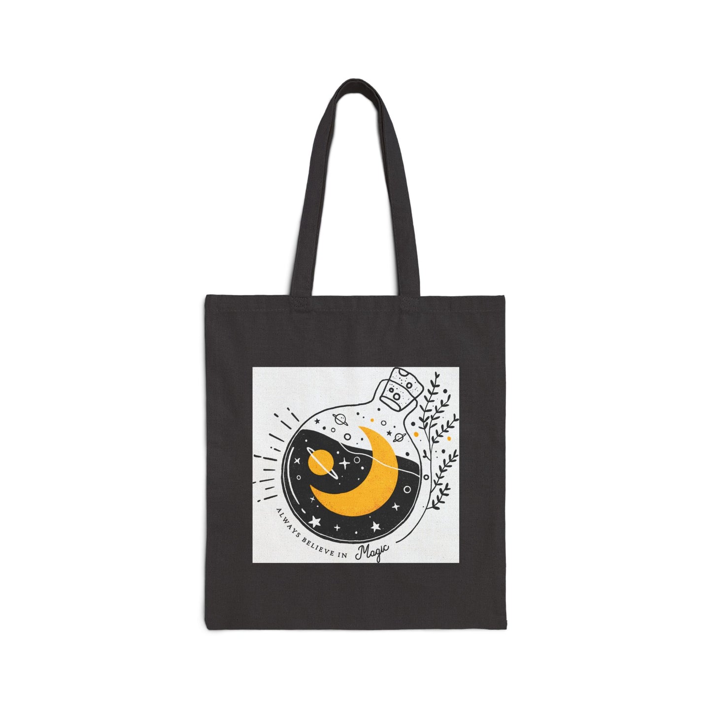 Believe in Magic Logo Tote Bag - Heavyweight 100% Cotton Canvas by TheGlassyLass.com