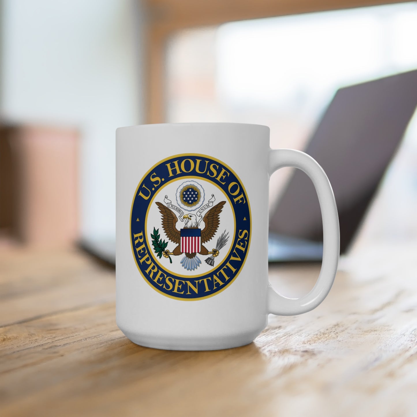 US House of Representatives Coffee Mug - Double Sided White Ceramic 15oz by TheGlassyLass.com