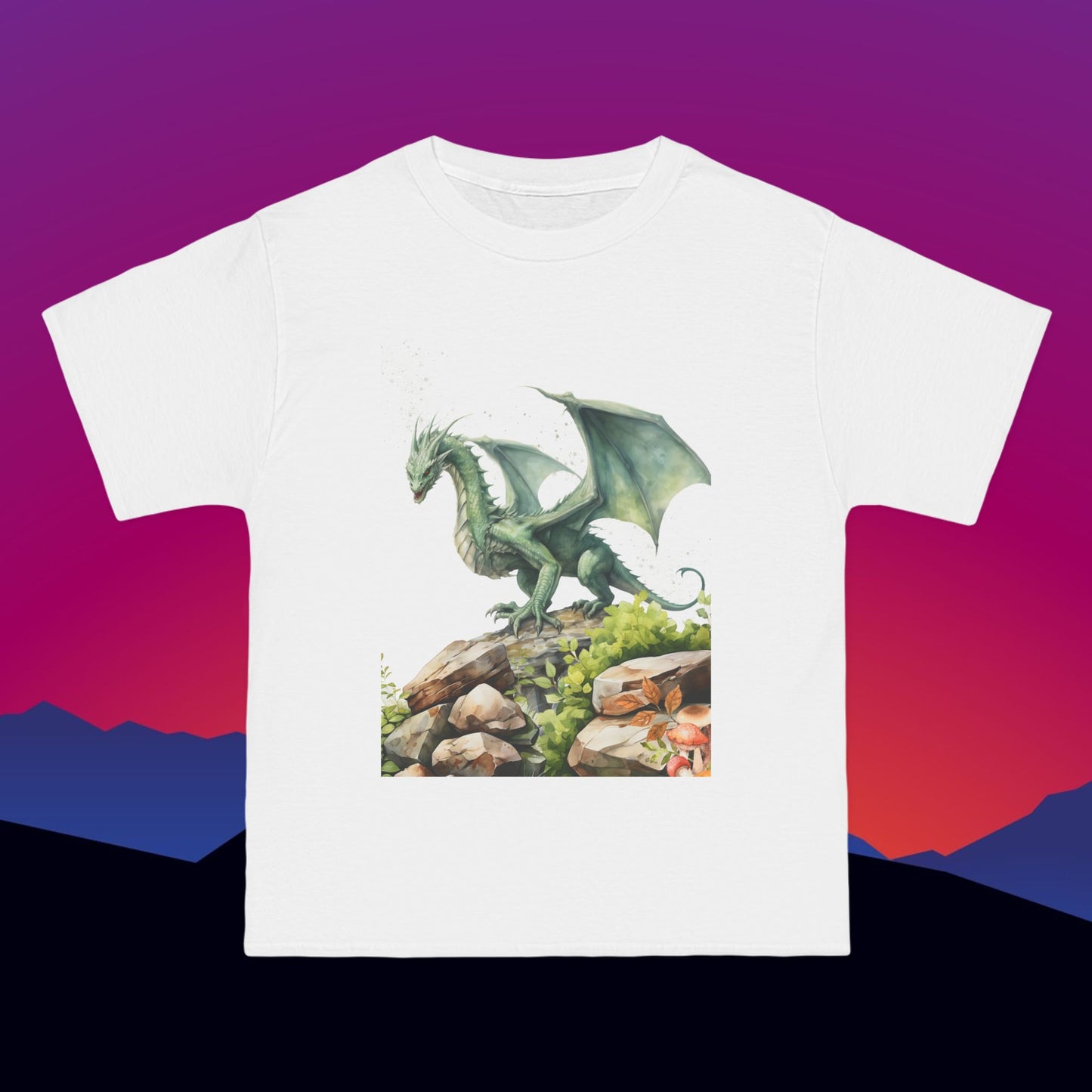 Dragon Issues T-Shirt: (Hanes Beefy-T 100% Preshrunk Cotton) Custom Printed by TheGlassyLass.com