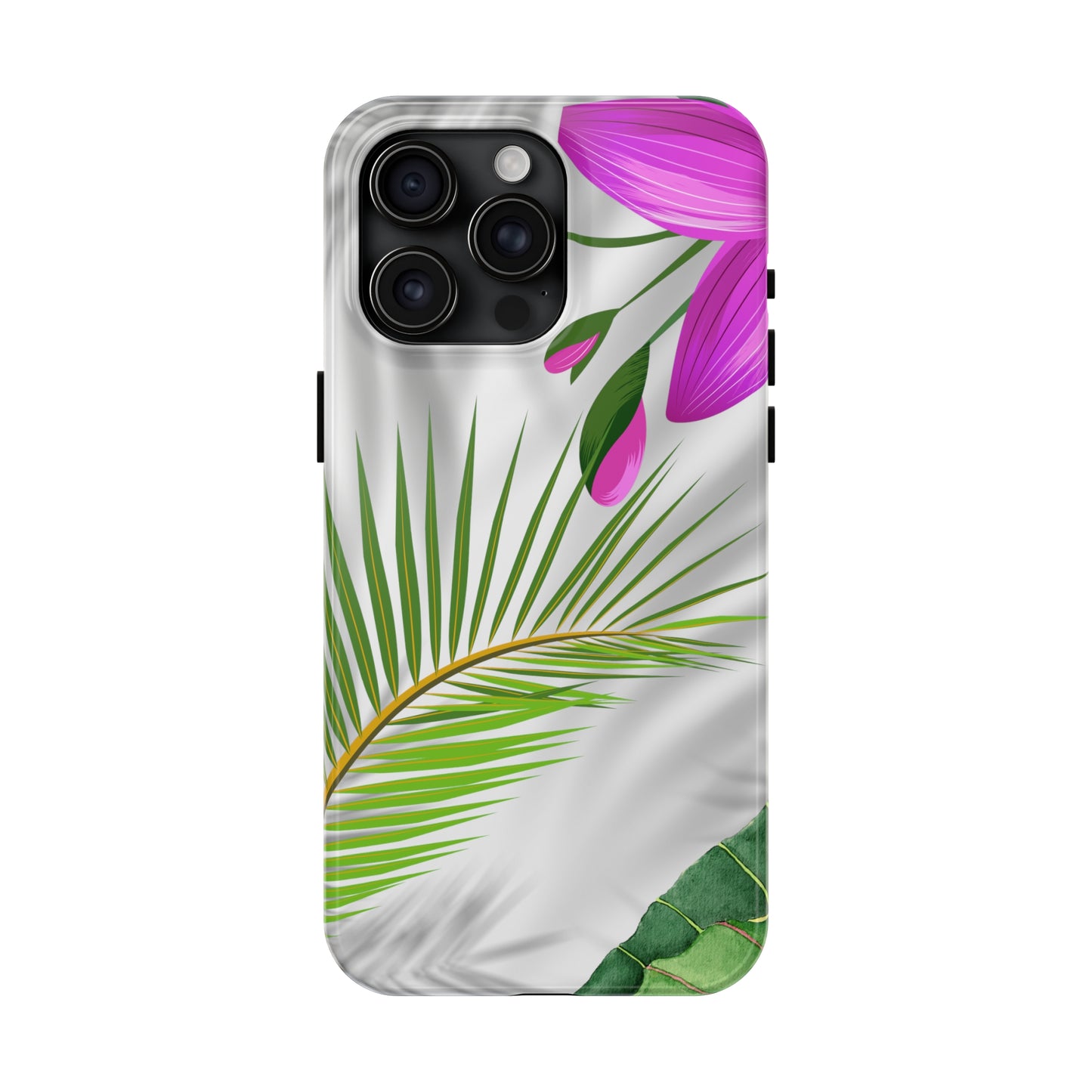 Orchid Flowers Custom Printed iPhone case by TheGlassyLass.com